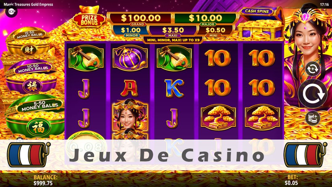 Démo de la machine à sous Magic Treasures Gold Empress