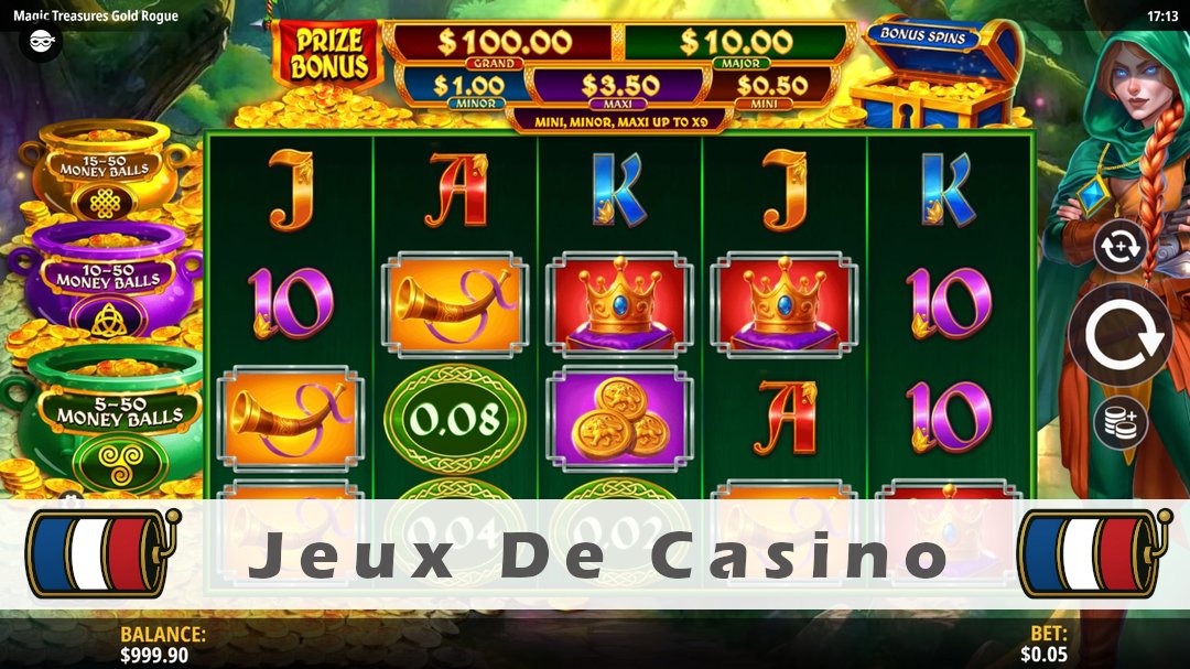 Démo de la machine à sous Magic Treasures Gold Rogue