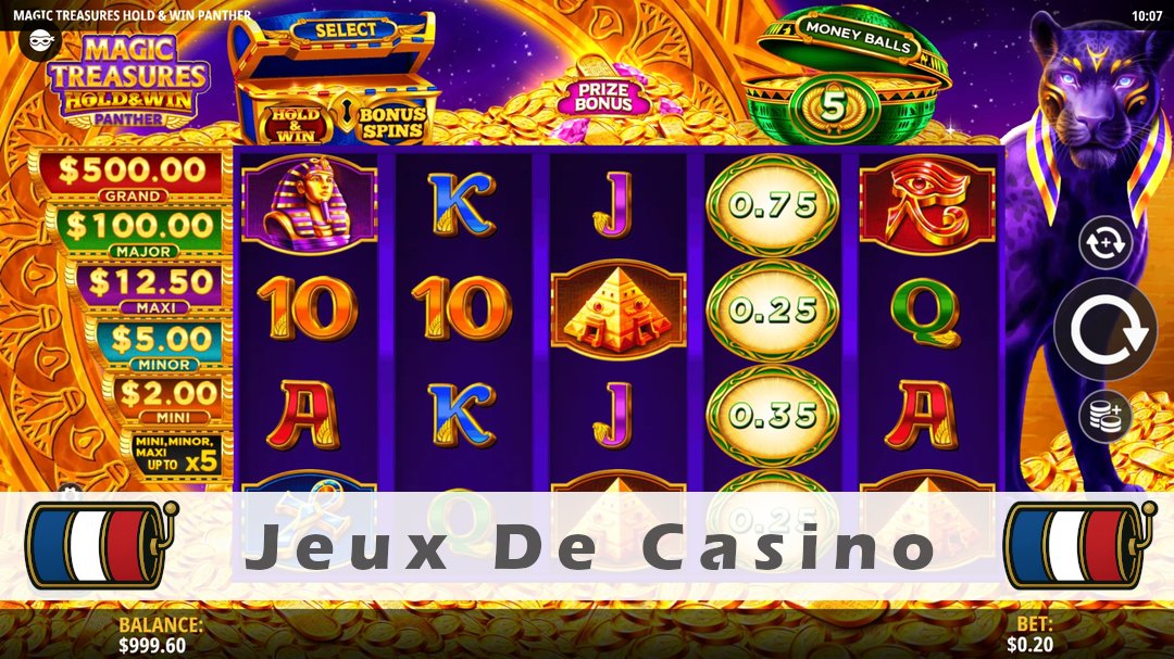 Démo de la machine à sous Magic Treasures Hold & Win Panther