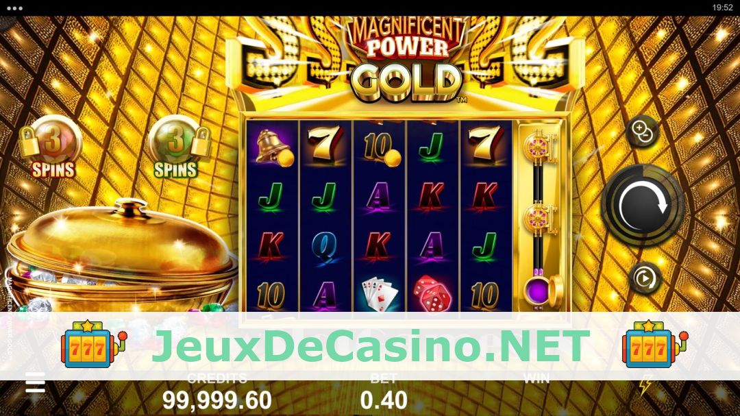 Démo de la machine à sous Magnificent Power Gold