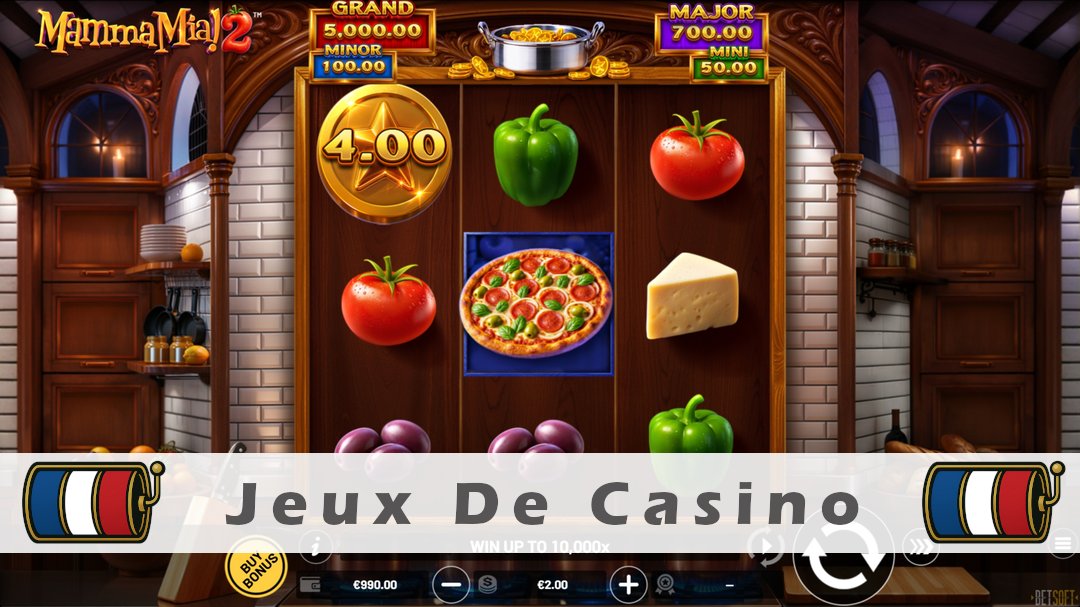 Démo de la machine à sous Mamma Mia 2