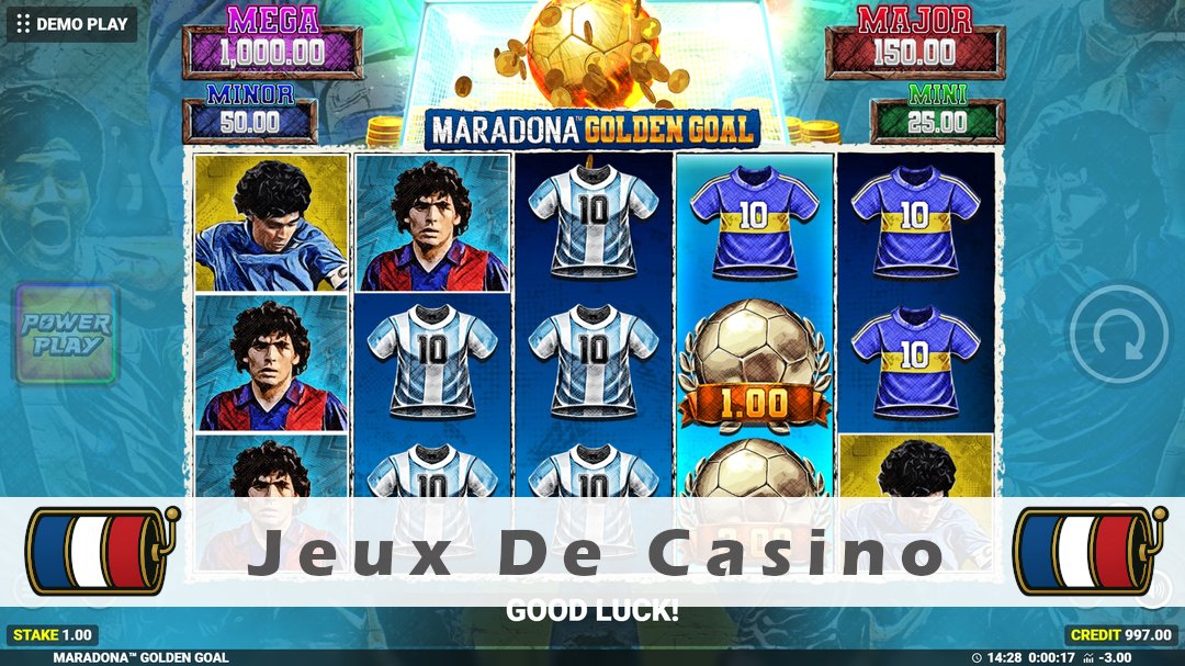 Démo de la machine à sous Maradona Golden Goal