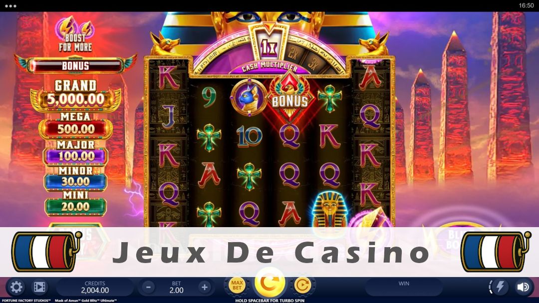 Démo de la machine à sous Mask Of Amun Gold Blitz Ultimate