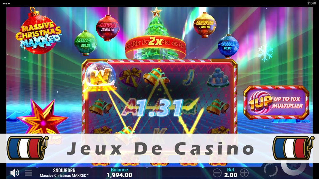 Démo de la machine à sous Massive Christmas Maxxed