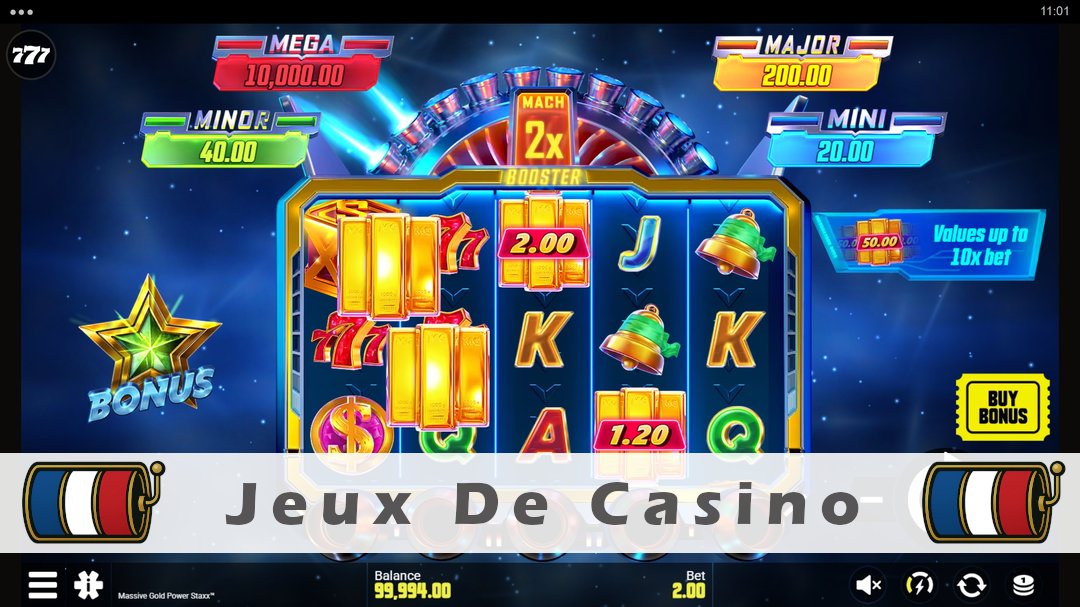 Démo de la machine à sous Massive Gold Power Staxx