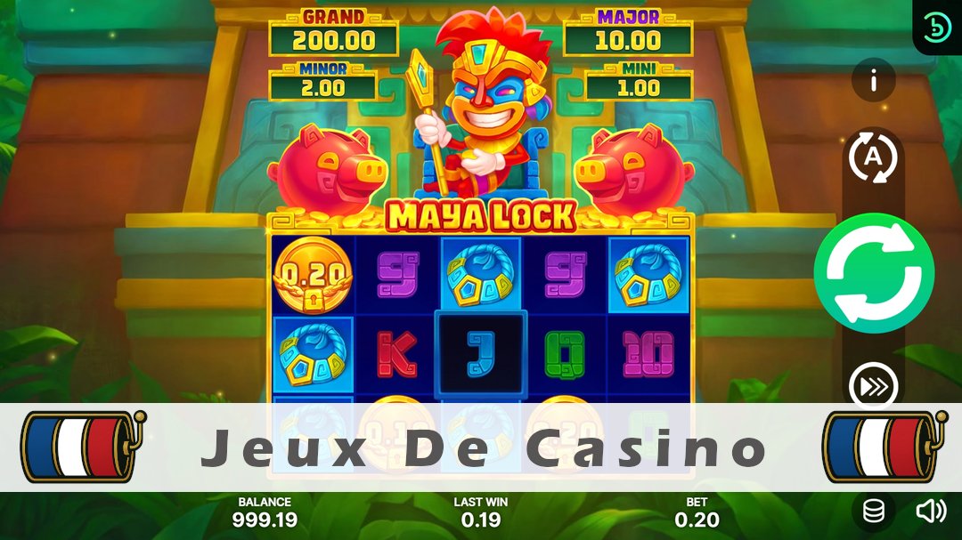 Démo de la machine à sous Maya Lock Break and Win