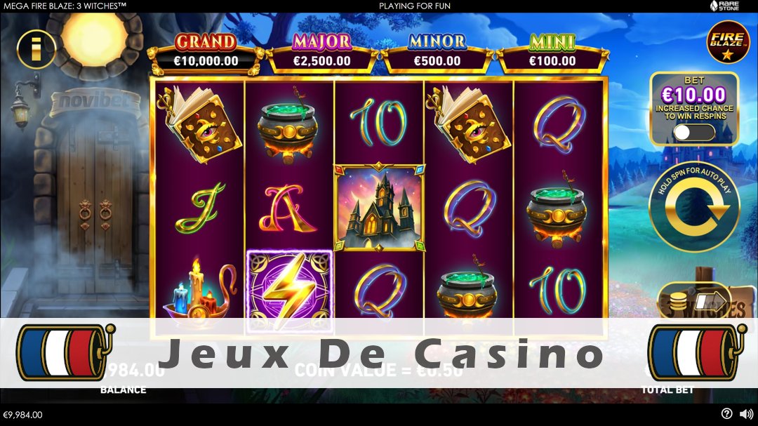 Démo de la machine à sous Mega Fire Blaze 3 Witches