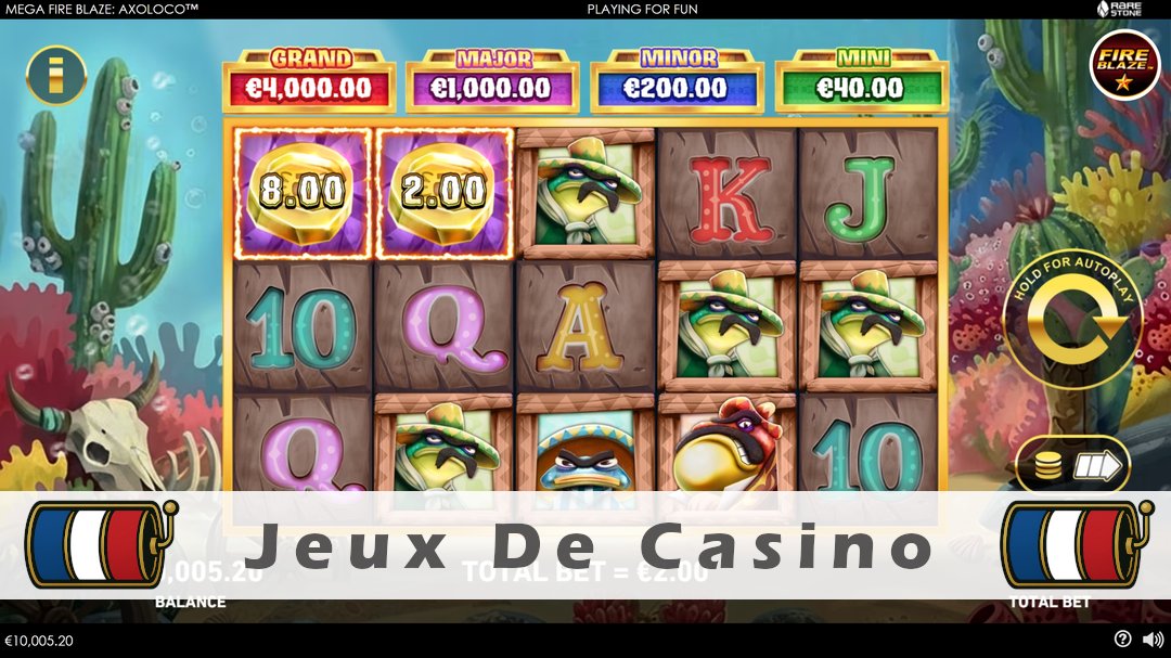 Démo de la machine à sous Mega Fire Blaze Axoloco