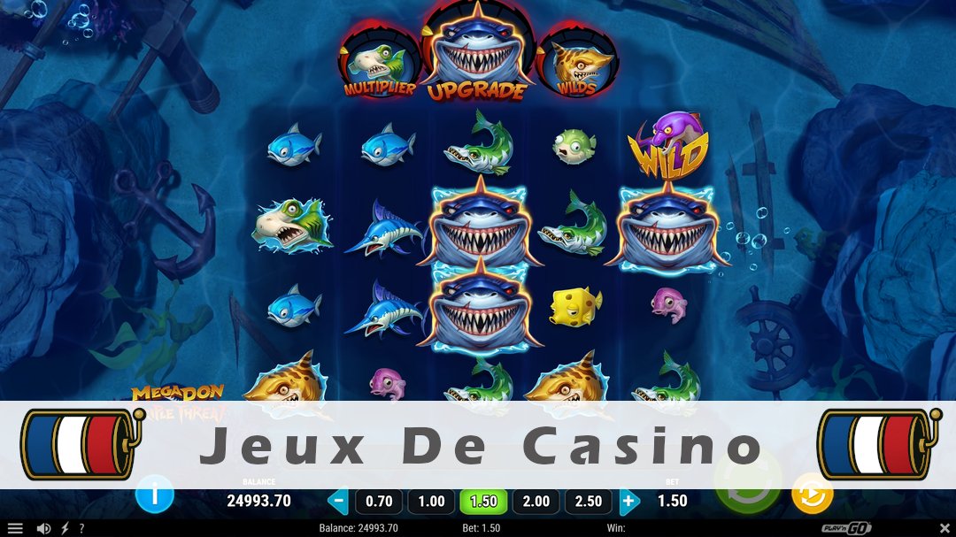 Démo de la machine à sous Megadon Triple Threat