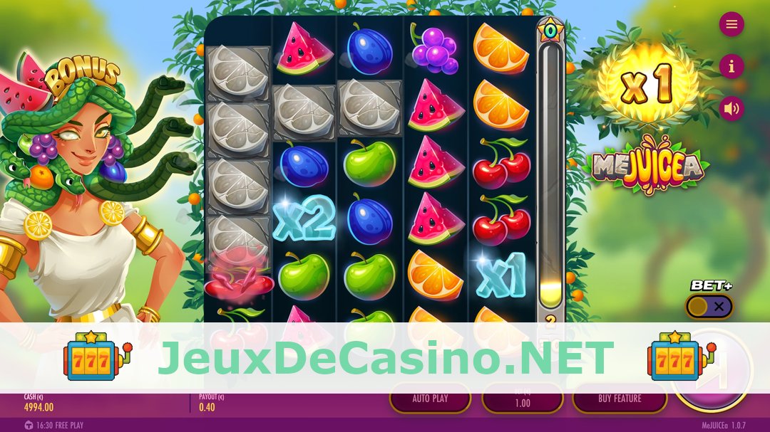 Démo de la machine à sous MeJUICEa