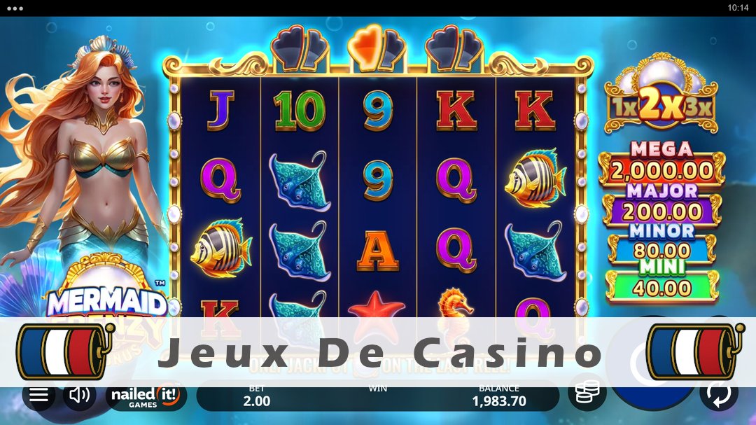 Démo de la machine à sous Mermaid Frenzy