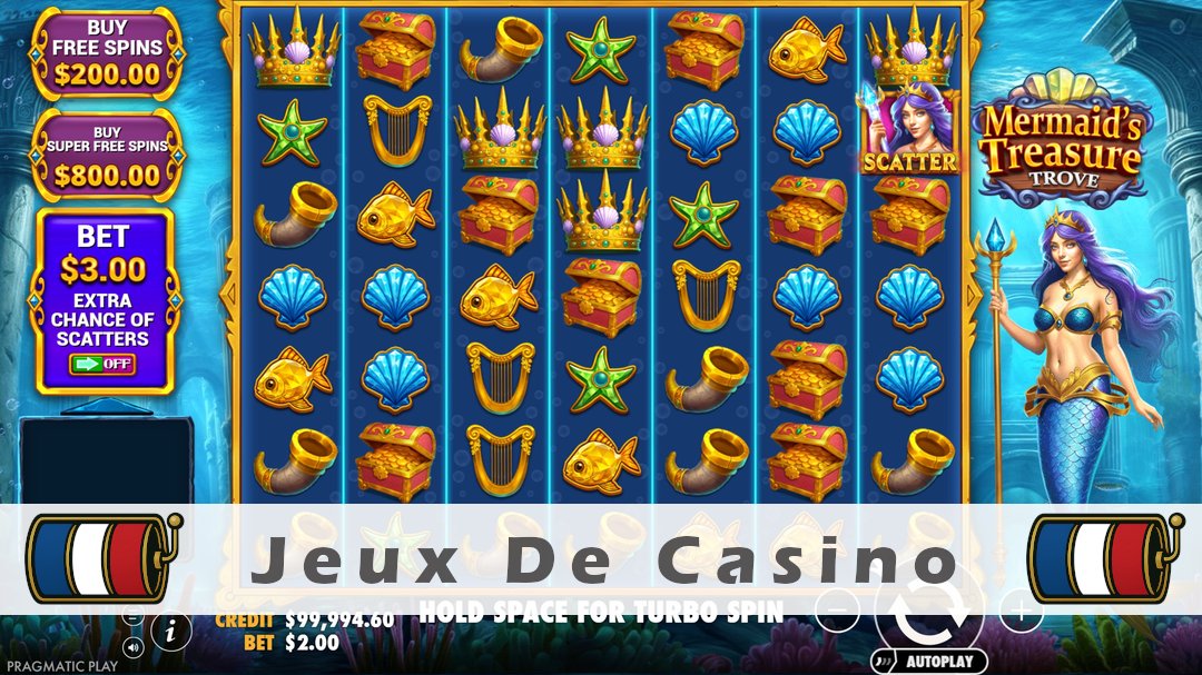 Démo de la machine à sous Mermaids Treasure Trove