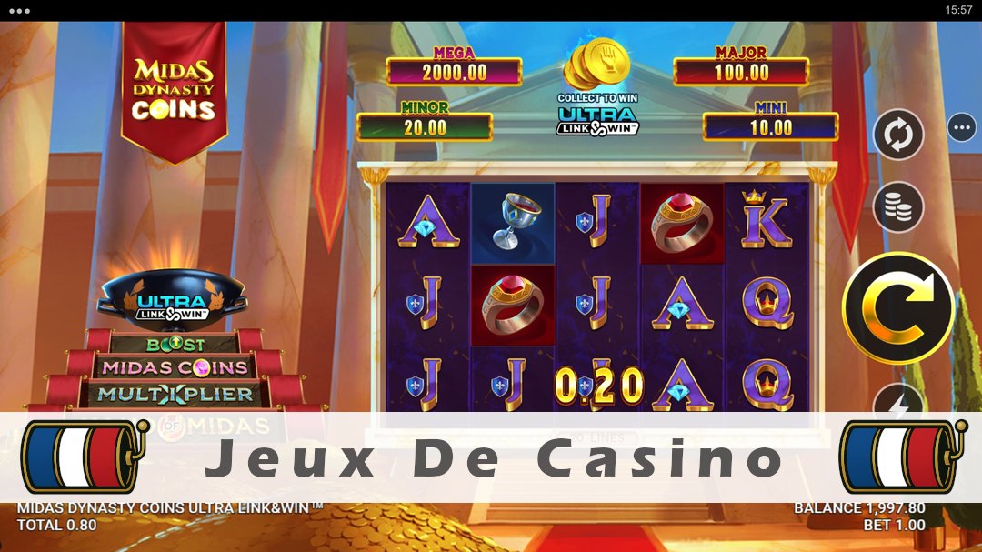 Démo de la machine à sous Midas Dynasty Coins Ultra Link&Win