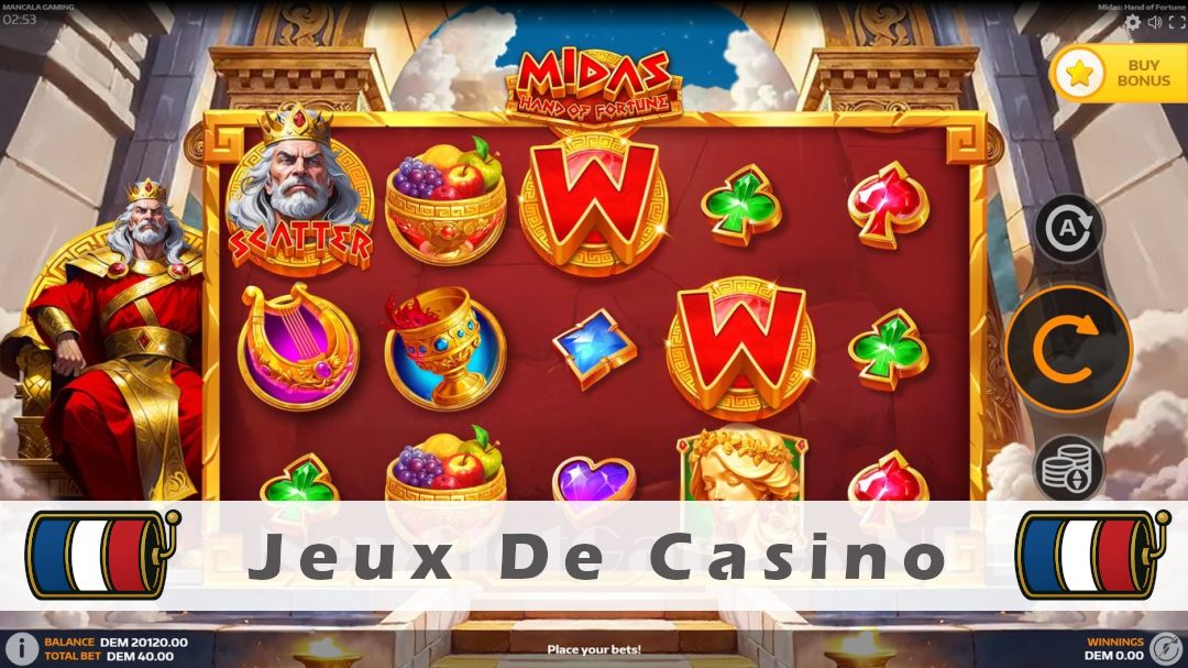 Démo de la machine à sous Midas Hand of Fortune