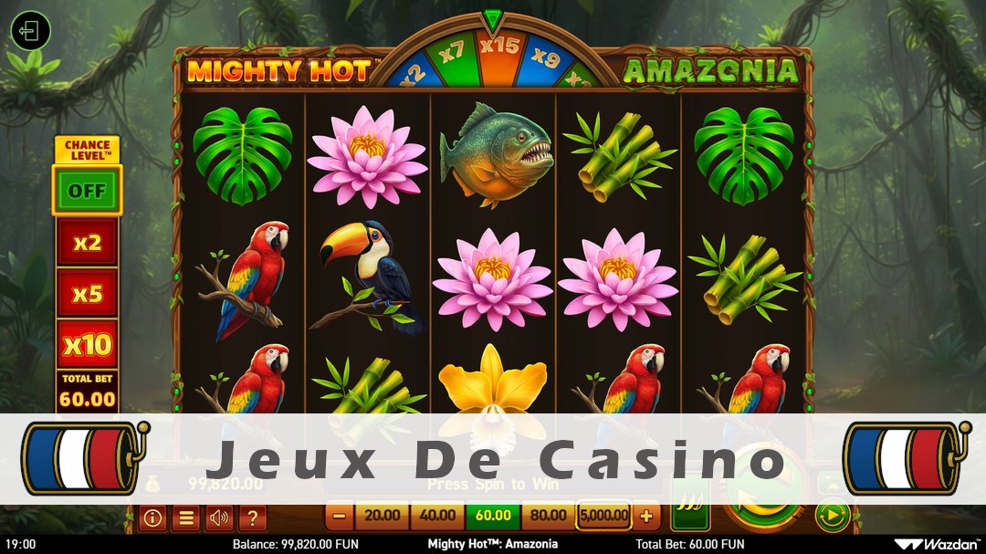 Démo de la machine à sous Mighty Hot Amazonia