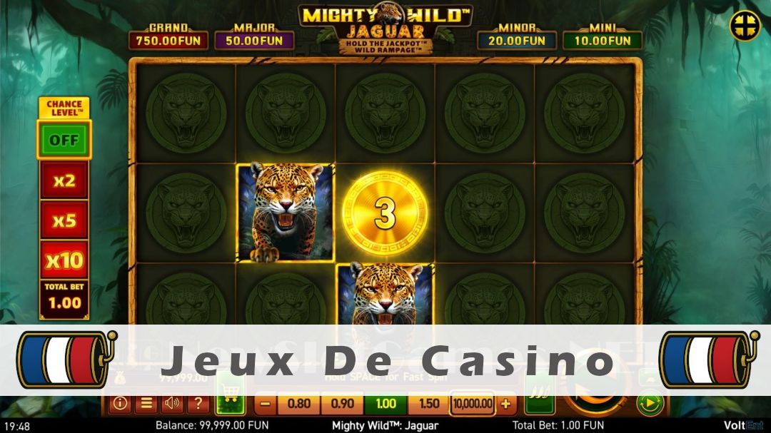 Démo de la machine à sous Mighty Wild Jaguar
