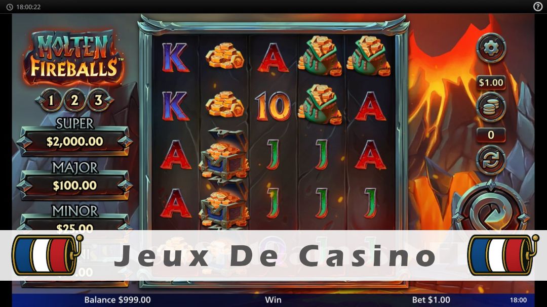 Démo de la machine à sous Molten Fireballs