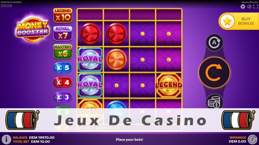 Démo de la machine à sous Money Booster