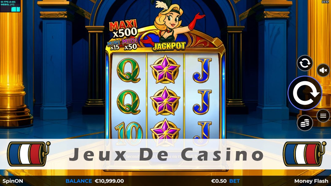 Démo de la machine à sous Money Flash