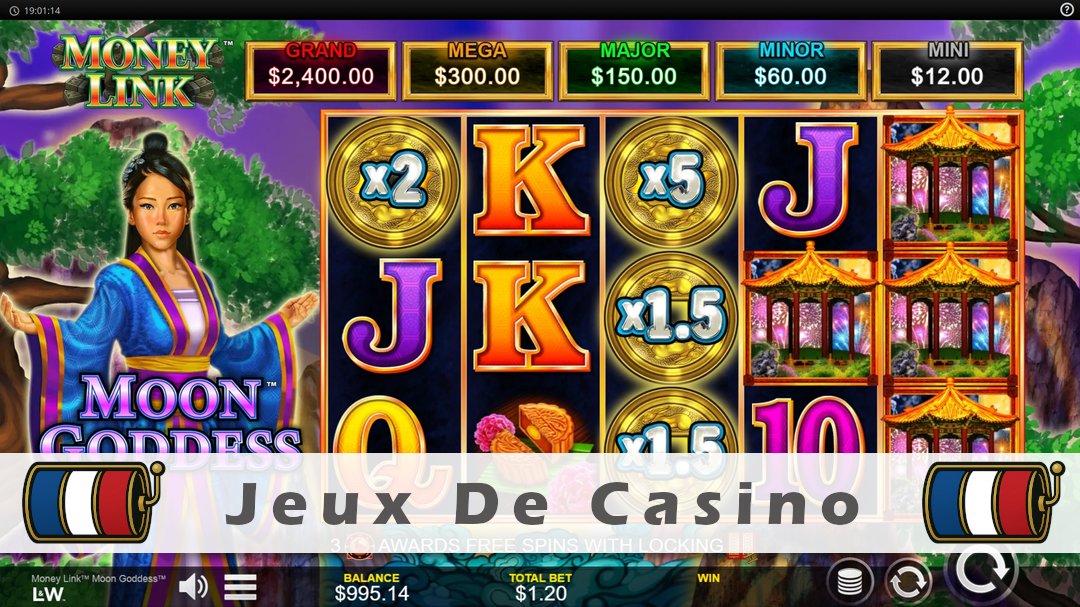 Démo de la machine à sous Money Link Moon Goddess