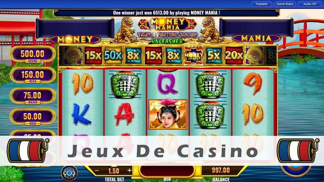 Démo de la machine à sous Money Mania Triple Fortune Dragon Unleashed
