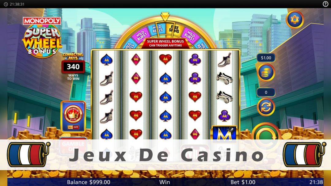 Démo de la machine à sous Monopoly Super Wheel Bonus