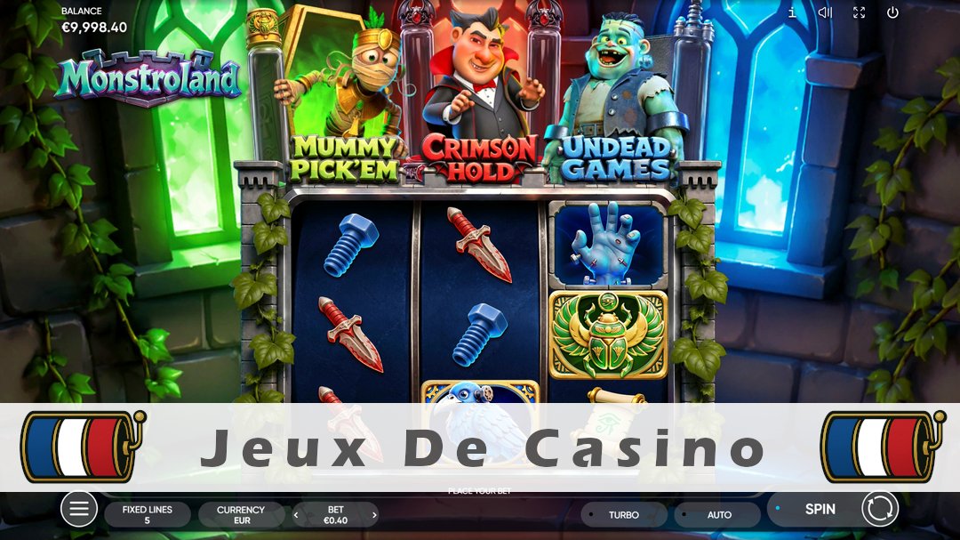 Démo de la machine à sous Monstroland