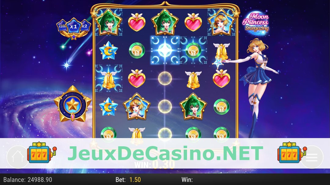 Démo de la machine à sous Moon Princess Stargazing