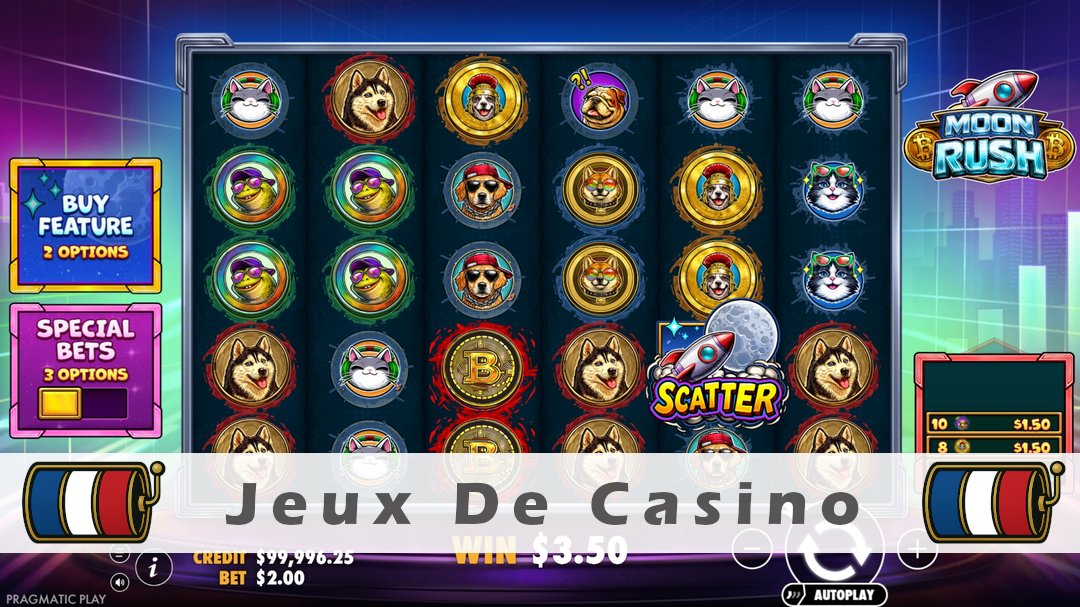 Démo de la machine à sous Moon Rush