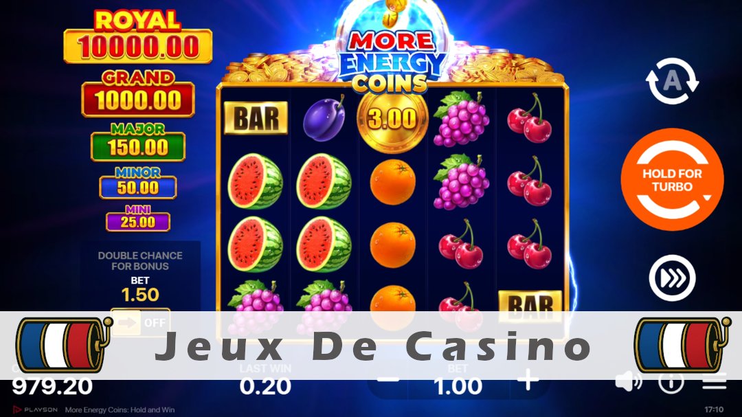 Démo de la machine à sous More Energy Coins Hold and Win