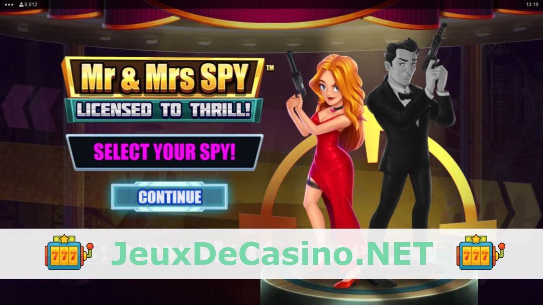 Démo de la machine à sous Mr & Mrs Spy