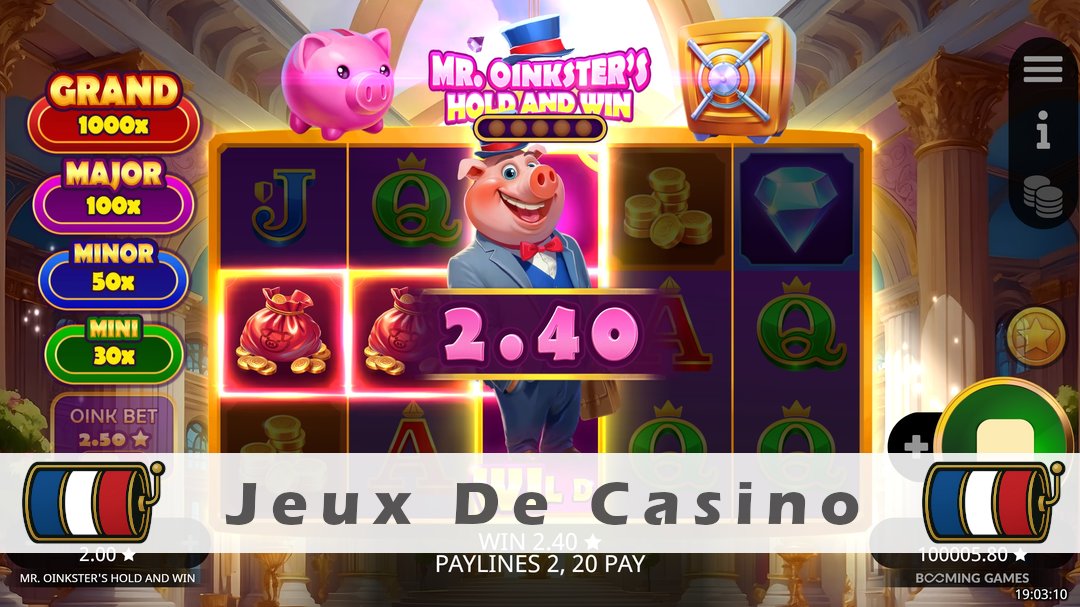 Démo de la machine à sous Mr. Oinksters Hold and Win