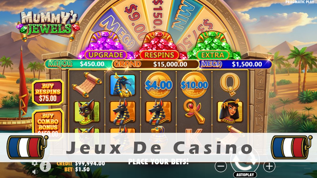 Démo de la machine à sous Mummys Jewels