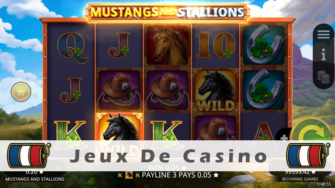 Démo de la machine à sous Mustang and Stallions