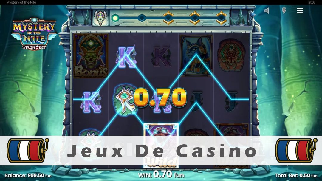 Démo de la machine à sous Mystery of the Nile