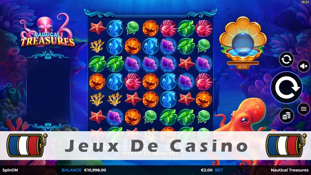 Démo de la machine à sous Nautical Treasures