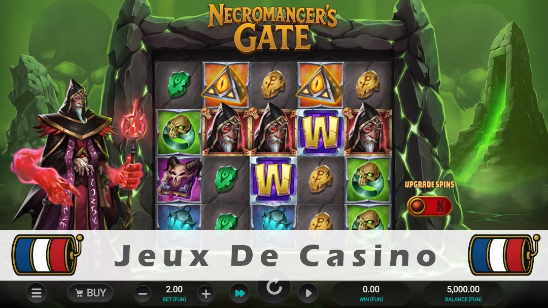 Démo de la machine à sous Necromancers Gate