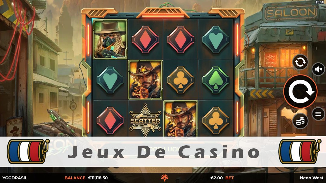 Démo de la machine à sous Neon West