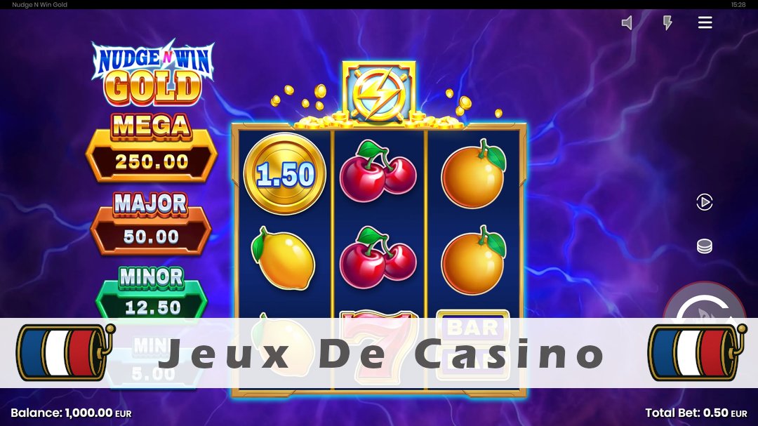 Démo de la machine à sous Nudge N Win Gold