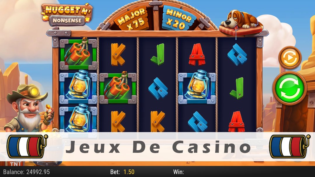 Démo de la machine à sous Nugget N Nonsense