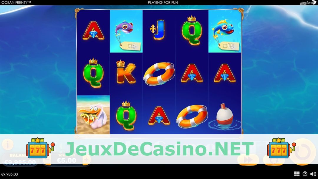 Démo de la machine à sous Ocean Frenzy