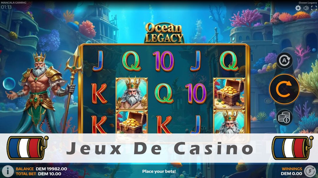 Démo de la machine à sous Ocean Legacy