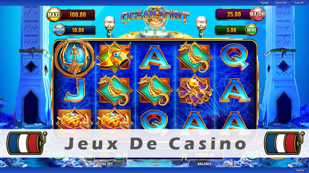 Démo de la machine à sous Ocean Spirit