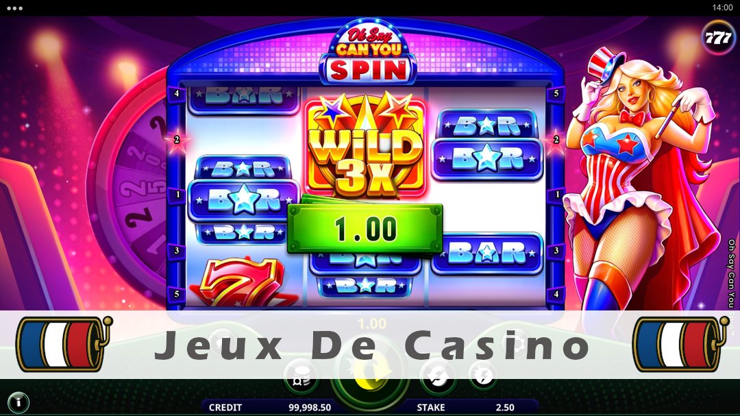 Démo de la machine à sous Oh Say Can You Spin
