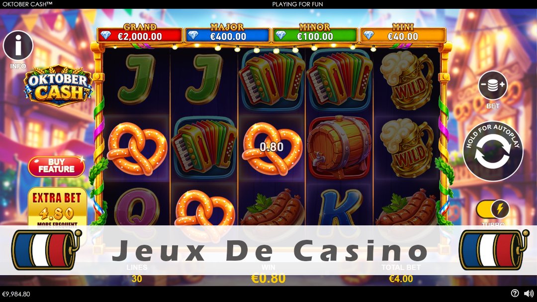 Démo de la machine à sous Oktober Cash