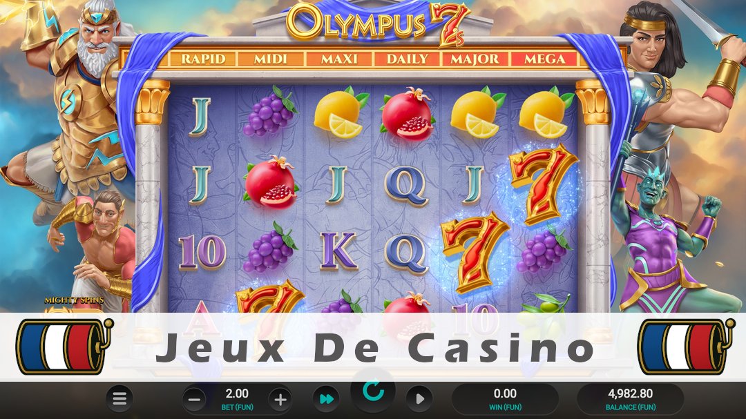 Démo de la machine à sous Olympus 7s Dream Drop