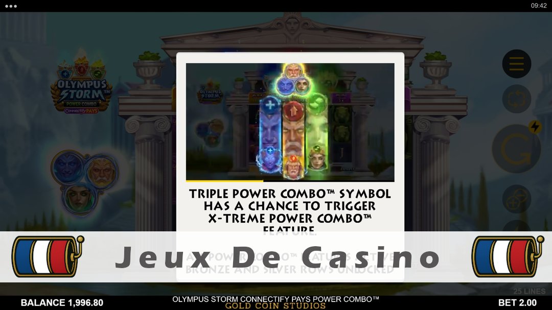 Démo de la machine à sous Olympus Storm Connectify Pays Power Combo