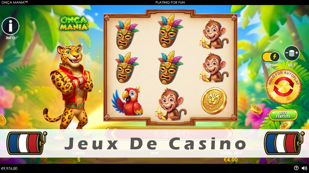 Démo de la machine à sous Onca Mania