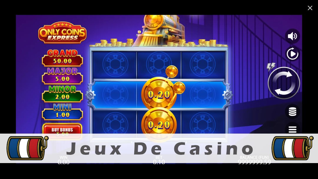 Démo de la machine à sous Only Coins Express