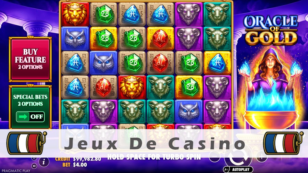 Démo de la machine à sous Oracle of Gold
